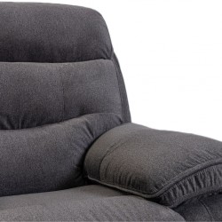 Burlington Single Recliner in Pewter Col Fab