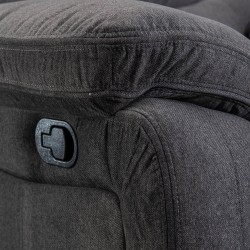 Burlington Single Recliner in Pewter Col Fab