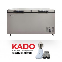 Ocean OCOJ 602 S DUO 2 Freezer & Free Sumo Hi-Tech 159 4 Jars 500W 2YW Mixer Grinder