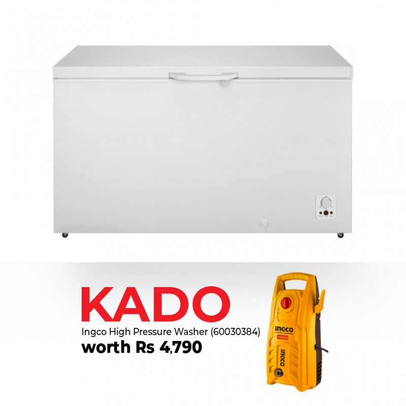 Hisense FC546D4AWLE Freezer & Free Ingco HPWR16008 High Pressure Washer
