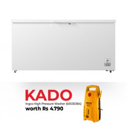Hisense FC650D4AWLYE Freezer & Free Ingco HPWR16008 High Pressure Washer