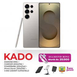 Samsung Galaxy S25 Ultra Gray 12GB/512GB & Free CHARGER + POWERBANK + PHONE STAND +3 Yrs Supasheild+ Diamond Ring