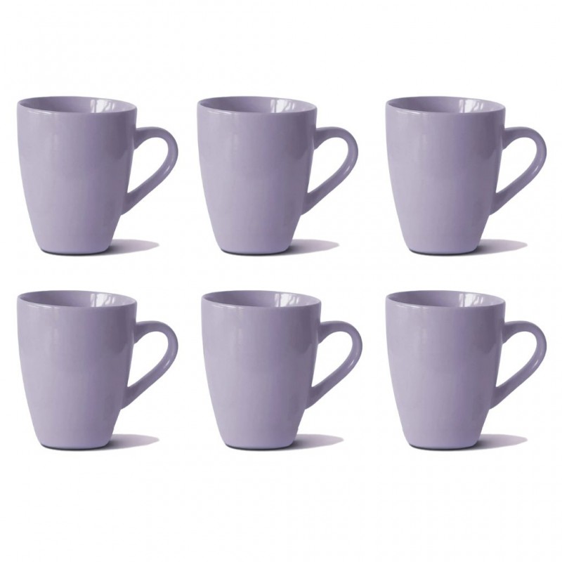 Purple Mug 6 pcs Stoneware BT-CUC15 Purple Mug 6 pcs Stoneware BT-CUC15