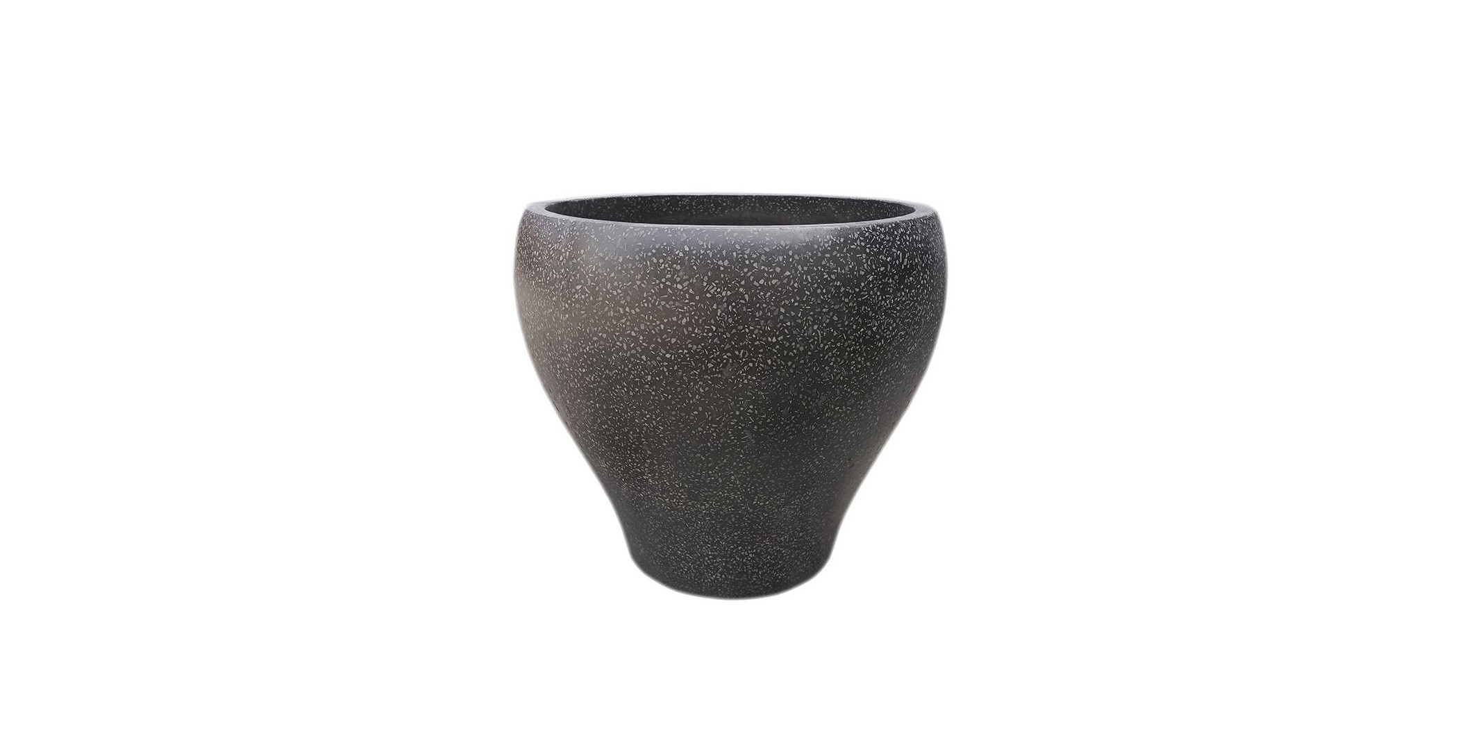 Kiss M Pot Black Terrazzo Cement Ref VT450ABC-DMD L36XW36XH36