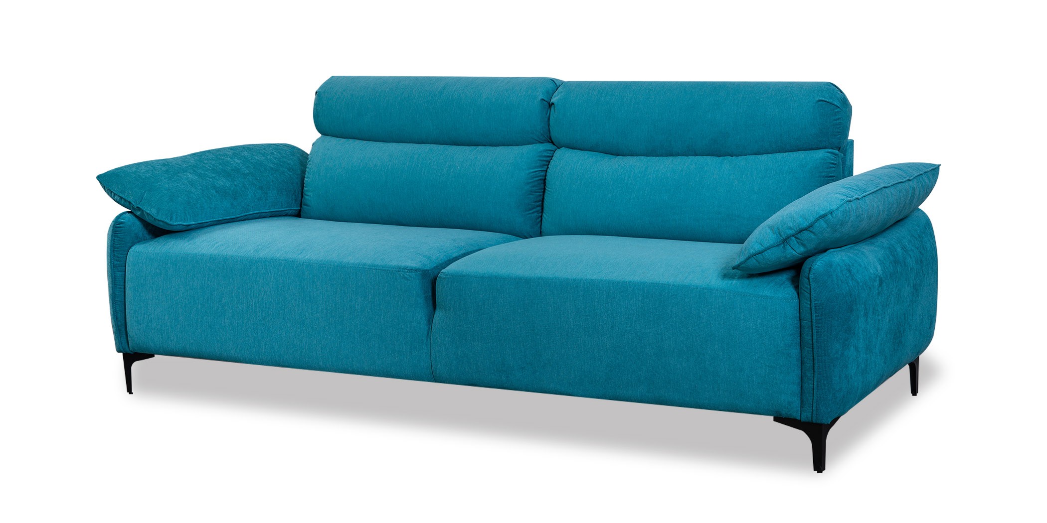 Comfy Sofa 3+2+1 in Sky Blue Col Fabric