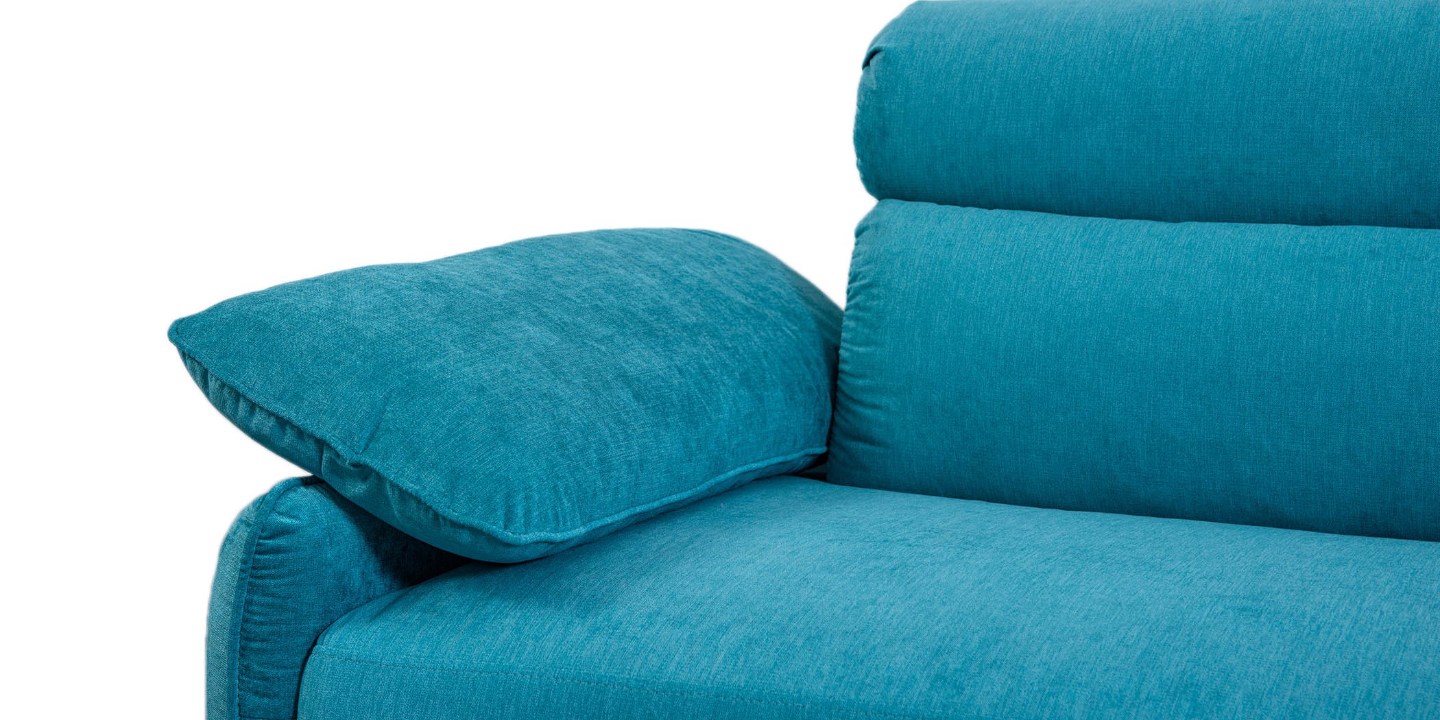 Comfy Sofa 3+2+1 in Sky Blue Col Fabric