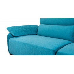 Comfy Sofa 3+2+1 in Sky Blue Col Fabric