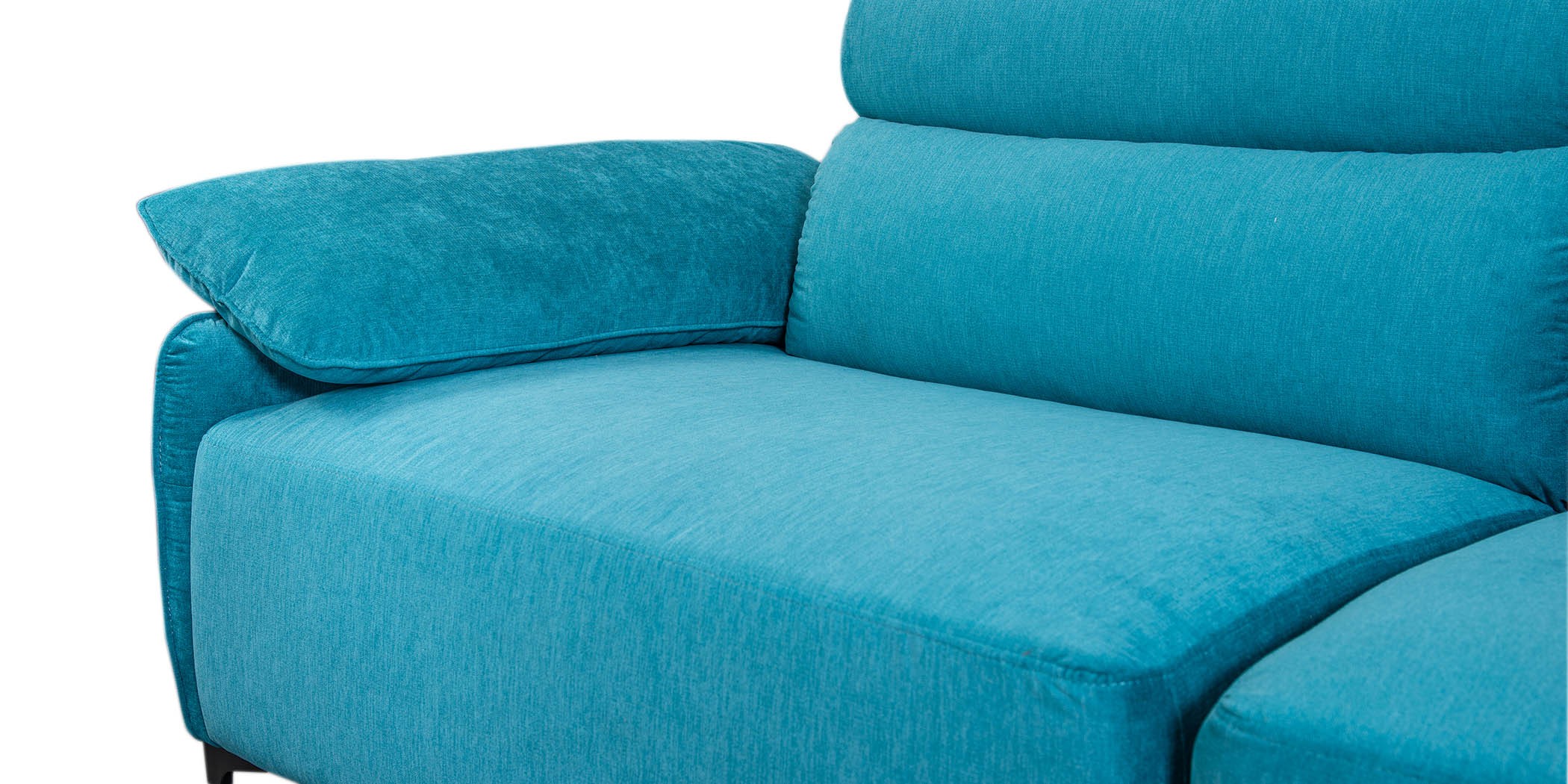 Comfy Sofa 3+2+1 in Sky Blue Col Fabric