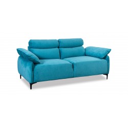Comfy Sofa 3+2+1 in Sky Blue Col Fabric