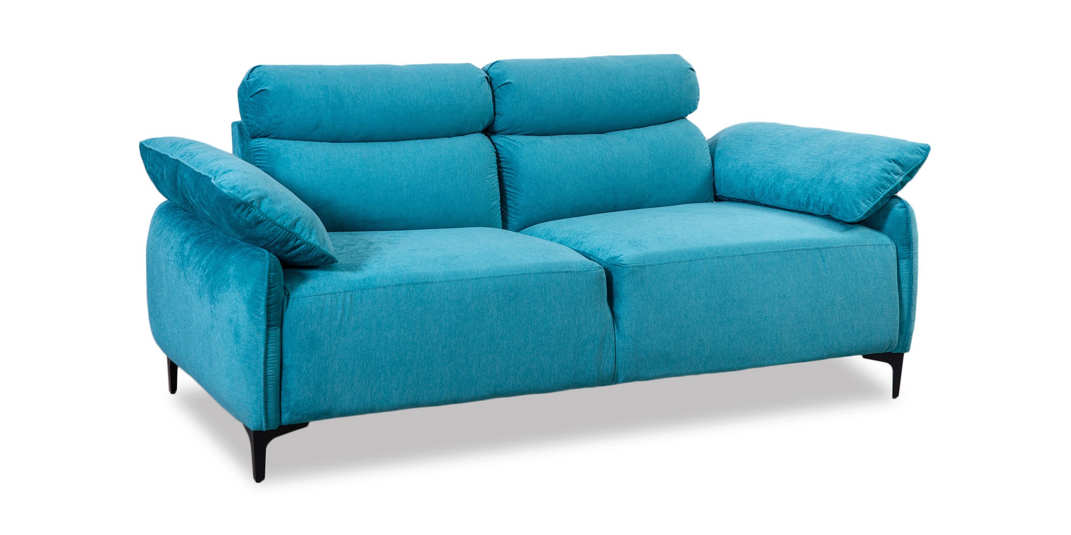 Comfy Sofa 3+2+1 in Sky Blue Col Fabric