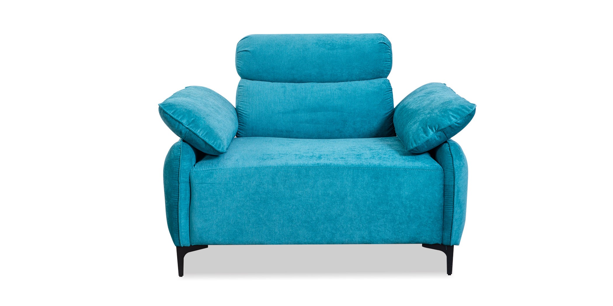 Comfy Sofa 3+2+1 in Sky Blue Col Fabric