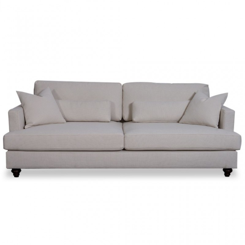 Cassandra Sofa 3 Seater In Beige Fab Cassandra Sofa 3 Seater In Beige Fab