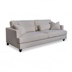 Cassandra Sofa 3 Seater In Beige Fab