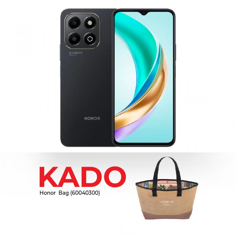 Honor X6b Midnight Black & Free Honor Canvas Bag