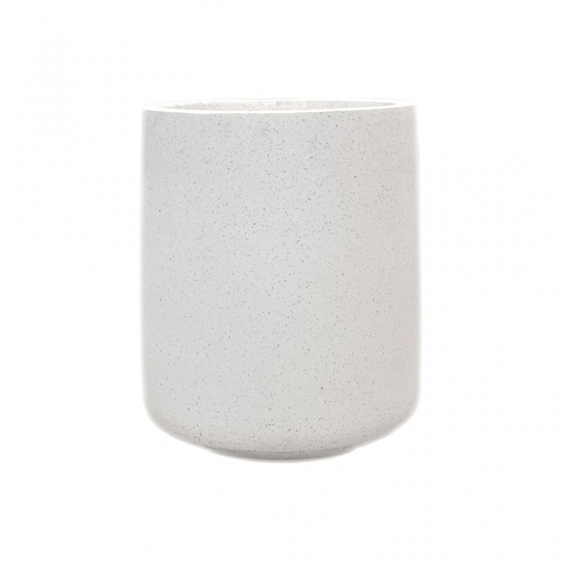 Lebuse L Pot White Terrazo Cement Ref VT1447BCD-DMT L47XW47XH55