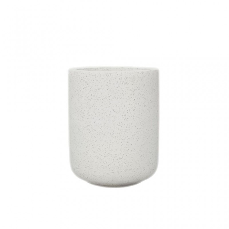 Lebuse S Pot White Terrazo Cement Ref VT447BCD-DMT L26XW26XH31