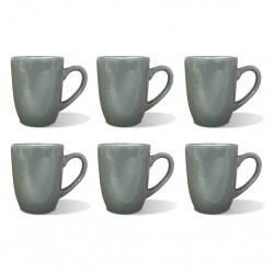 Dark Grey Mug 6 pcs Stoneware BT-CUC19