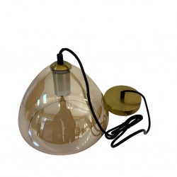 Pendant Lamp Metal & Glass D23x23x20cm	L2347023