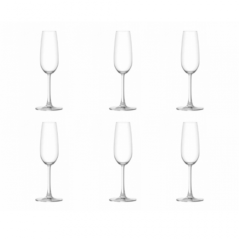 Ocean 1015F07 210ml 6pcs Set Madison Flute "O" Ocean 1015F07 210ml 6pcs Set Madison Flute "O"