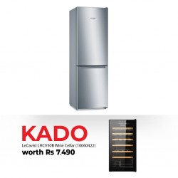 Bosch KGN33NLEAG Refrigerator & Free LeCavist LHCV30B Wine Cellar