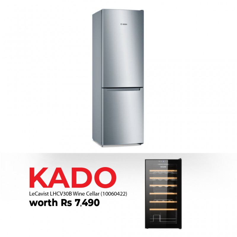 Bosch KGN33NLEAG Refrigerator & Free LeCavist LHCV30B Wine Cellar Bosch KGN33NLEAG Refrigerator & Free LeCavist LHCV30B Wine Cellar
