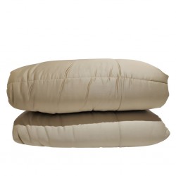 Quilt Double 220x230 cm Beige Cotton