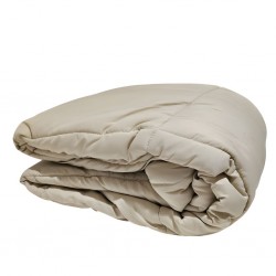 Comforter 110x190 cm Beige - Single Micro Polyester