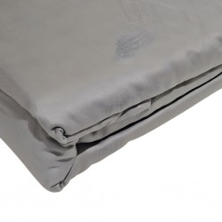 Fitted Sheet 180x200 cm Grey Cotton