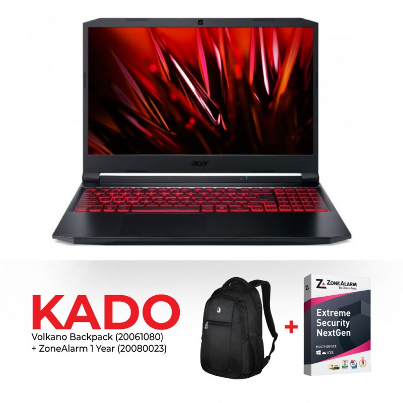 Acer Nitro An515 Intel Core i5-11400H & Free ZoneAlarm Security 1 Device 1 year + Volkano Argan 15.6" Backpack Acer Nitro An515 Intel Core i5-11400H & Free ZoneAlarm Security 1 Device 1 year + Volkano Argan 15.6" Backpack