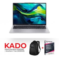 Acer Aspire Lite 16 AL16-52P-59PP (Light Silver) AL16-52P-510H & Free ZoneAlarm Security 1 Device 1 yr + Volkano Argan Backpack
