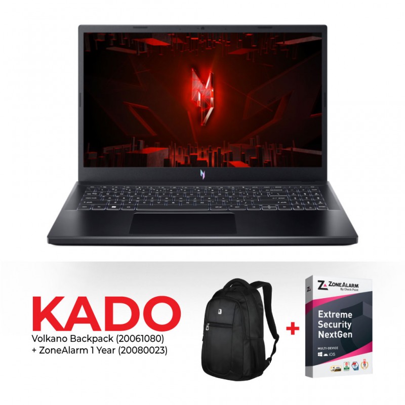Acer Nitro V 15 Gaming Core i7-13620H ANV15-51-79HH & Free ZoneAlarm Security 1 Device 1 year + Volkano Argan Backpack Acer Nitro V 15 Gaming Core i7-13620H ANV15-51-79HH & Free ZoneAlarm Security 1 Device 1 year + Volkano Argan Backpack