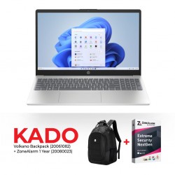 HP 15 Core i3-1315U Natural Silver B1AL2EA & Free Volkano Neo Backpack + ZoneAlarm Security 1 Device 1 year