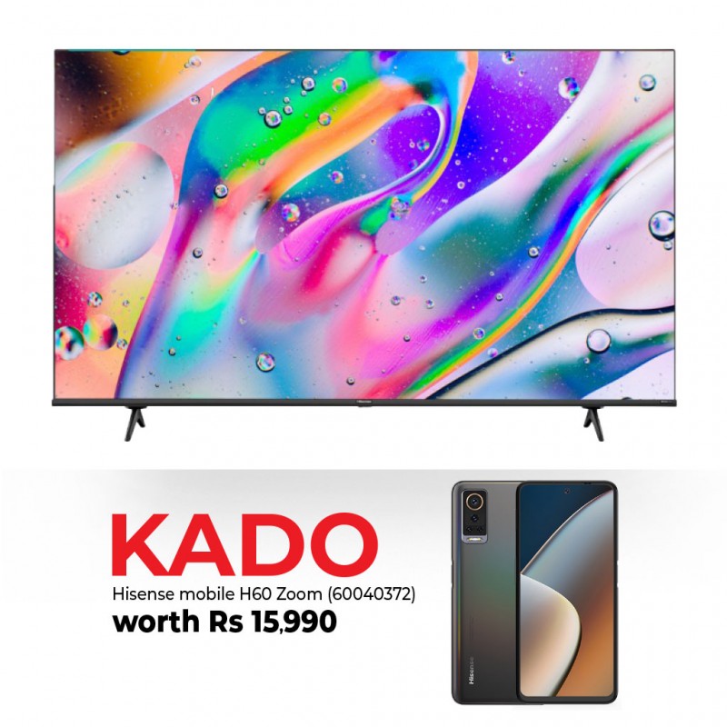 Hisense 65E7H 65” Qled Smart Tv & Free Hisense Smart Phone H60 Zoom Hisense 65E7H 65” Qled Smart Tv & Free Hisense Smart Phone H60 Zoom