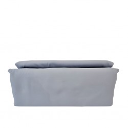 Duvet Cover, Flat Sheet & 2 Pillows Grey - Double Set of 4 Pcs - Micro Polyester