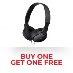 Sony Headphone Black MDR-ZX110APBZE & Free Sony Headphone Black MDR-ZX110APBZE