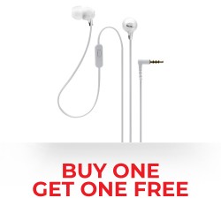 Sony Headphone White MDR-EX15APWZE & Free Sony Headphone White MDR-EX15APWZE