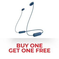 Sony Headphone Blue WI-C100/LZE & Free Sony Headphone Blue WI-C100/LZE