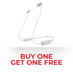 Sony Headphone White WI-C100/WZE & Free Sony Headphone White WI-C100/WZE