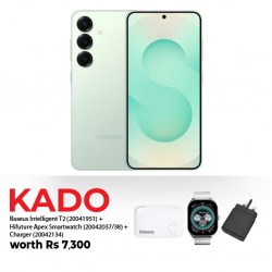 Samsung Galaxy S25 Mint & Free Baseus Intelligent T2 + CHARGER AS--CS288 KIT 3A + Hifuture Apex Smart Watch