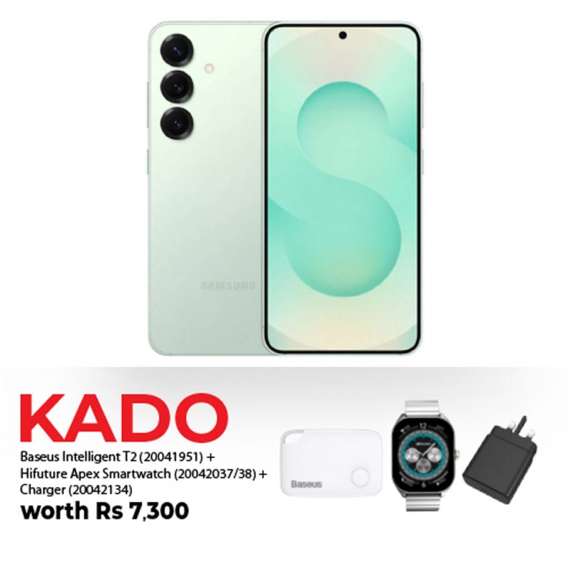 Samsung Galaxy S25 Mint & Free Baseus Intelligent T2 + CHARGER AS--CS288 KIT 3A + Hifuture Apex Smart Watch