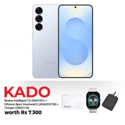 Samsung Galaxy S25 Blue & Free Baseus Intelligent T2  + CHARGER AS--CS288 KIT 3A + Hifuture Apex Smart Watch