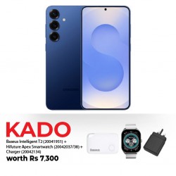 Samsung Galaxy S25 Plus Dark Blue & Free Baseus Anti-Loss Device + CHARGER + Hifuture Apex Smart Watch