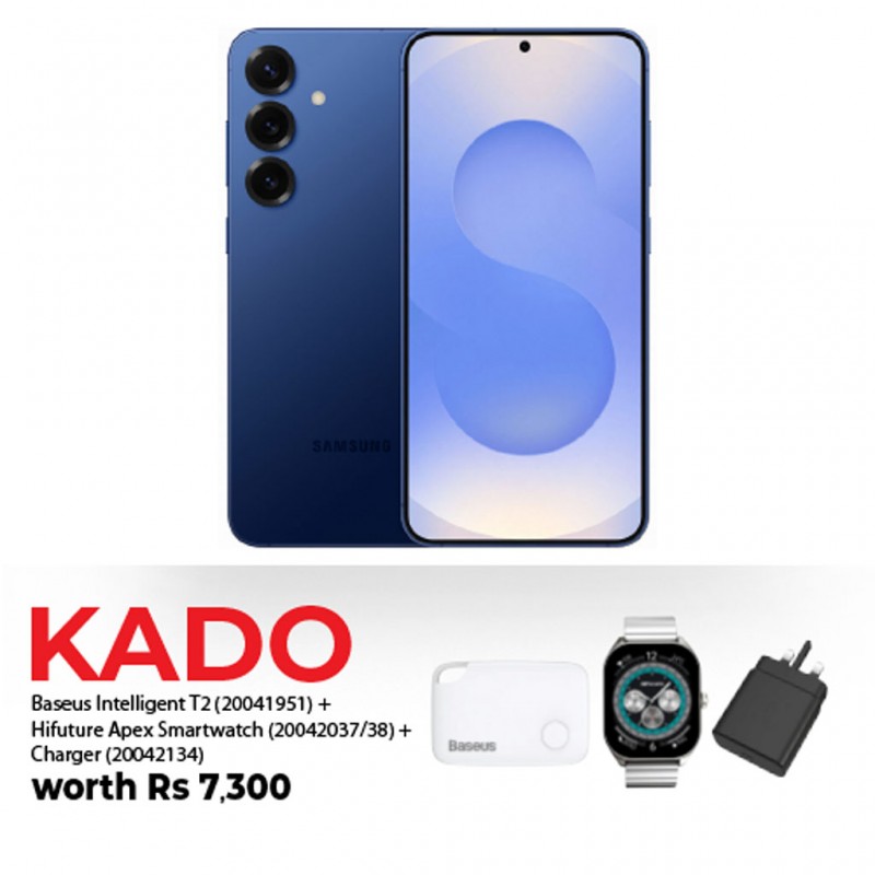 Samsung Galaxy S25 Plus Dark Blue & Free Baseus Anti-Loss Device + CHARGER + Hifuture Apex Smart Watch