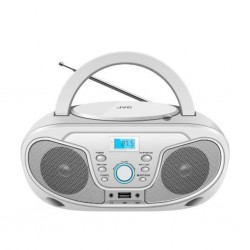 JVC RD-N327 CD Player with radio FM White Colour