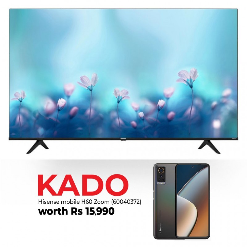 Hisense 70A6H 70'' 4K Smart Led TV & Free Hisense mobile H60 Zoom