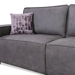 Hunter Sofa 3 Seater In Grey Fabric