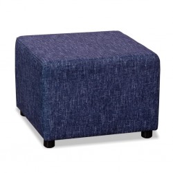 Premiere Ottoman Blue/White Pattern