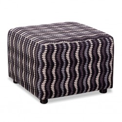 Premiere Ottoman 2 Black Pattern