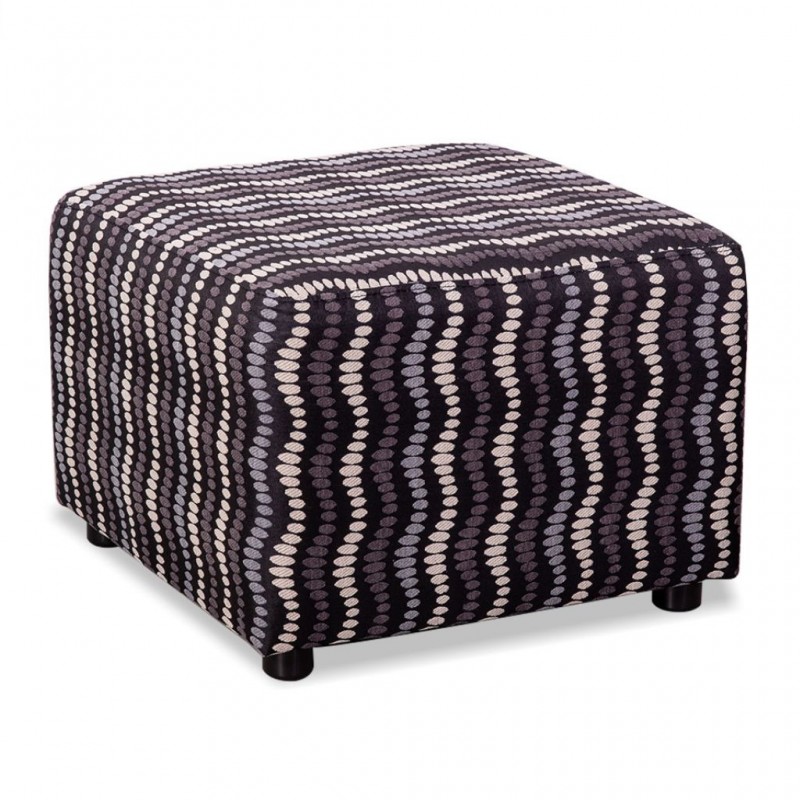 Premiere Ottoman 2 Black Pattern Premiere Ottoman 2 Black Pattern