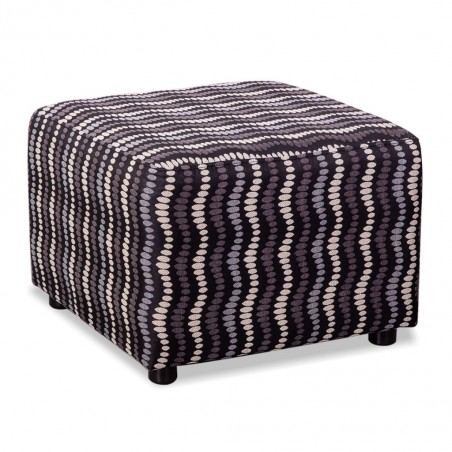 Premiere Ottoman 2 Black Pattern